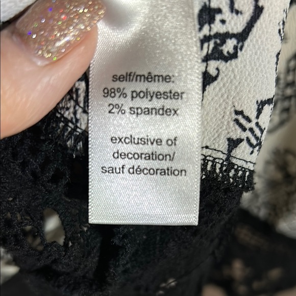 Maurices Black and White Patterned Dress - Picture 7 of 7